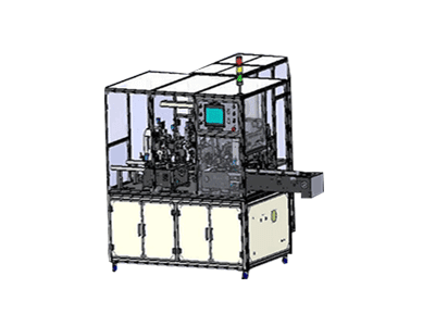 商馳科技18650自動激光蓋帽焊接折彎蓋帽自動機