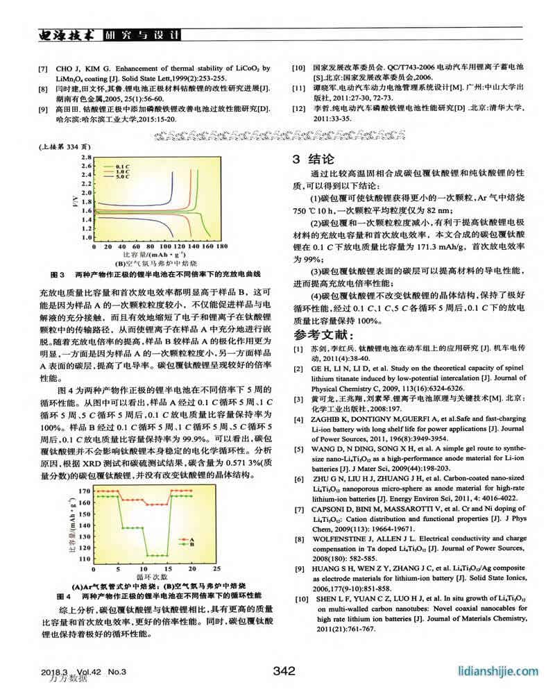 鈷酸鋰電池性能研究