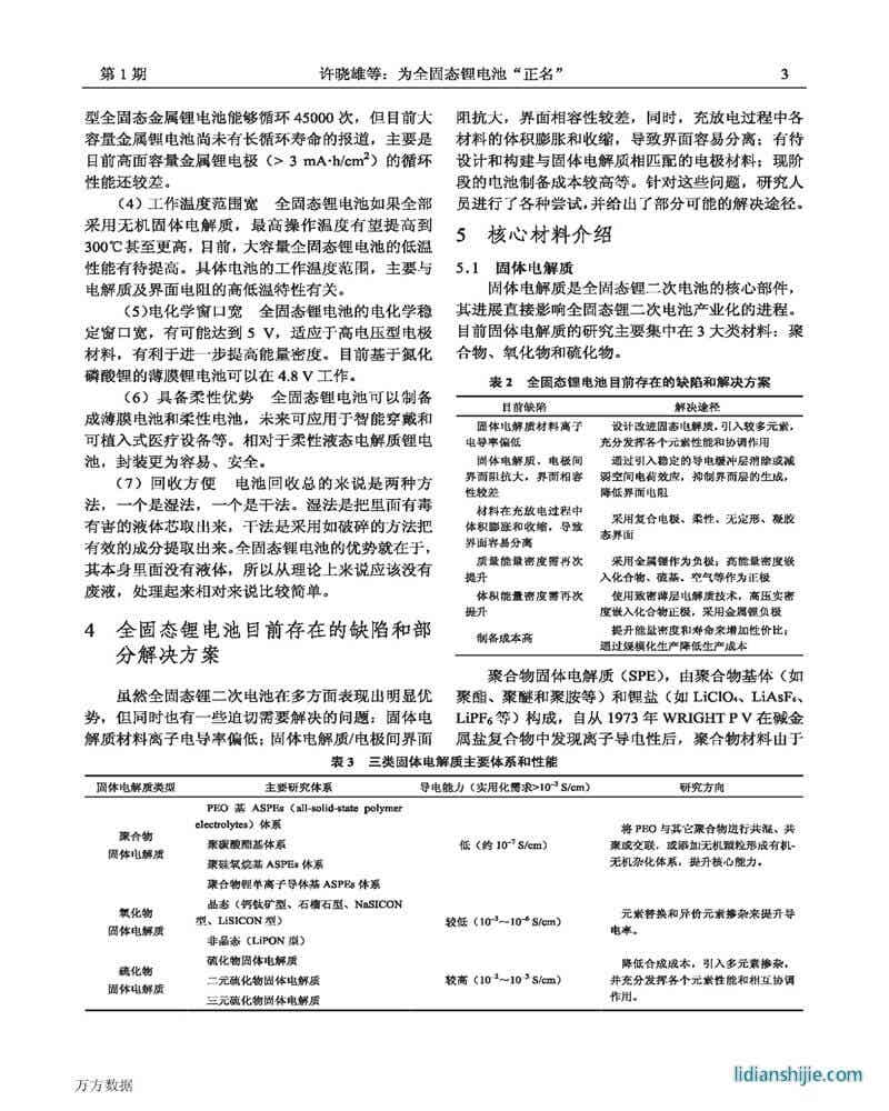 為全固態鋰電池正名