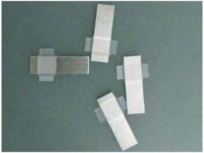 保誠電子 電池配件 導(dǎo)圓角四面銅鍍鎳直角極耳