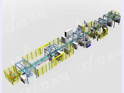 先導智能 鋰電池設備 方形鋰電PACK組裝線