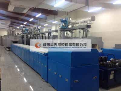 華光窯爐 鋰電行業隧道燒結推板爐