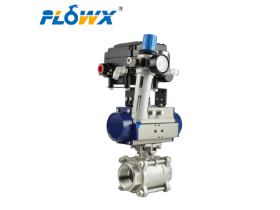 環保行業球閥 電動二片式球閥