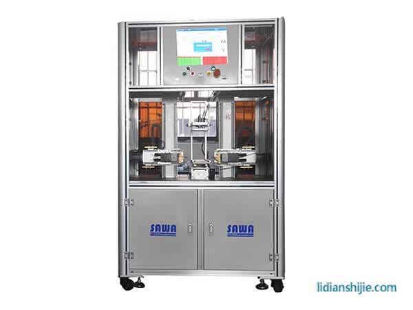 萨瓦�����圆柱锂电池双面自动点焊机