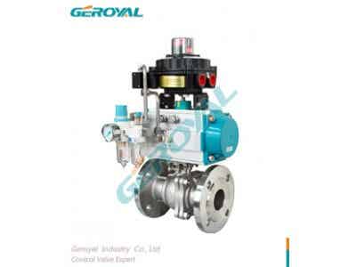 精歐氣動軟密封球閥Q641H圖2