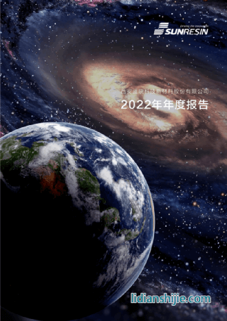 藍曉科技2022年年報封面