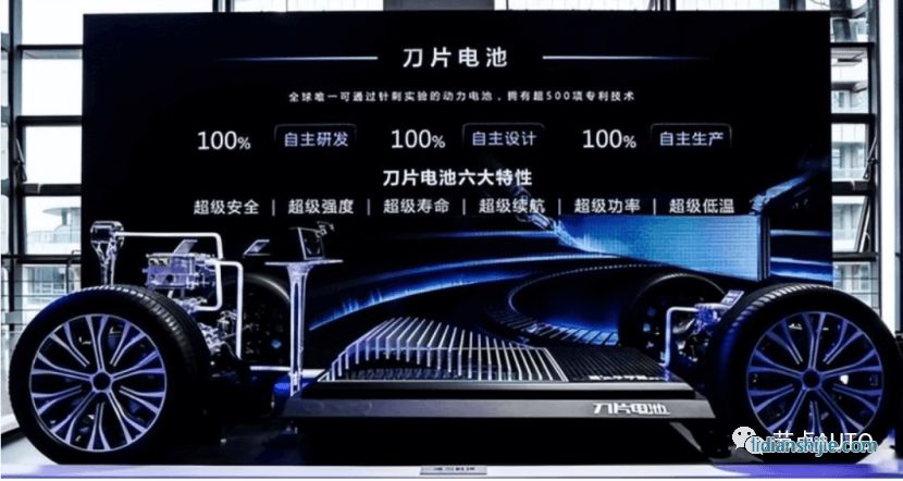 刀片電池比亞迪刀片電池