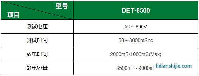 維泰克VEERTEK鋰電池微短路檢測長泩DET-8500
