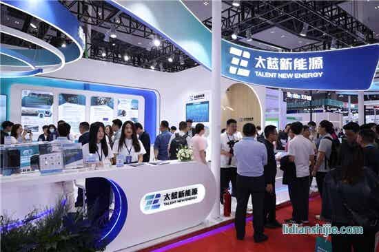 示太藍核心科技成果和半固態電池系統解決方案